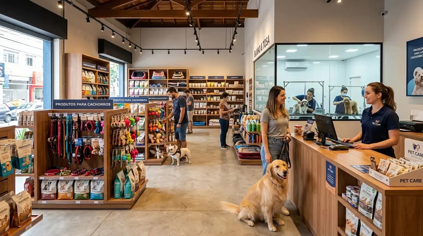 Pet shop ambiente